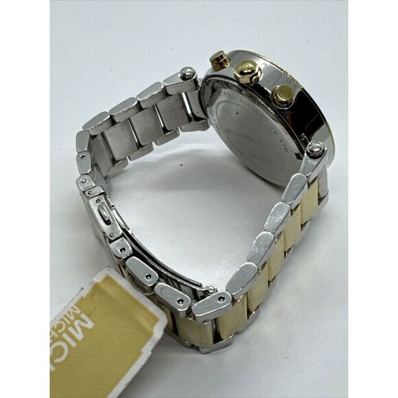 Michael Kors Parker MK5626 Womens Two-Tone Glitz Analog Dial Quartz Watch JNA659 - Picture 10 of 11